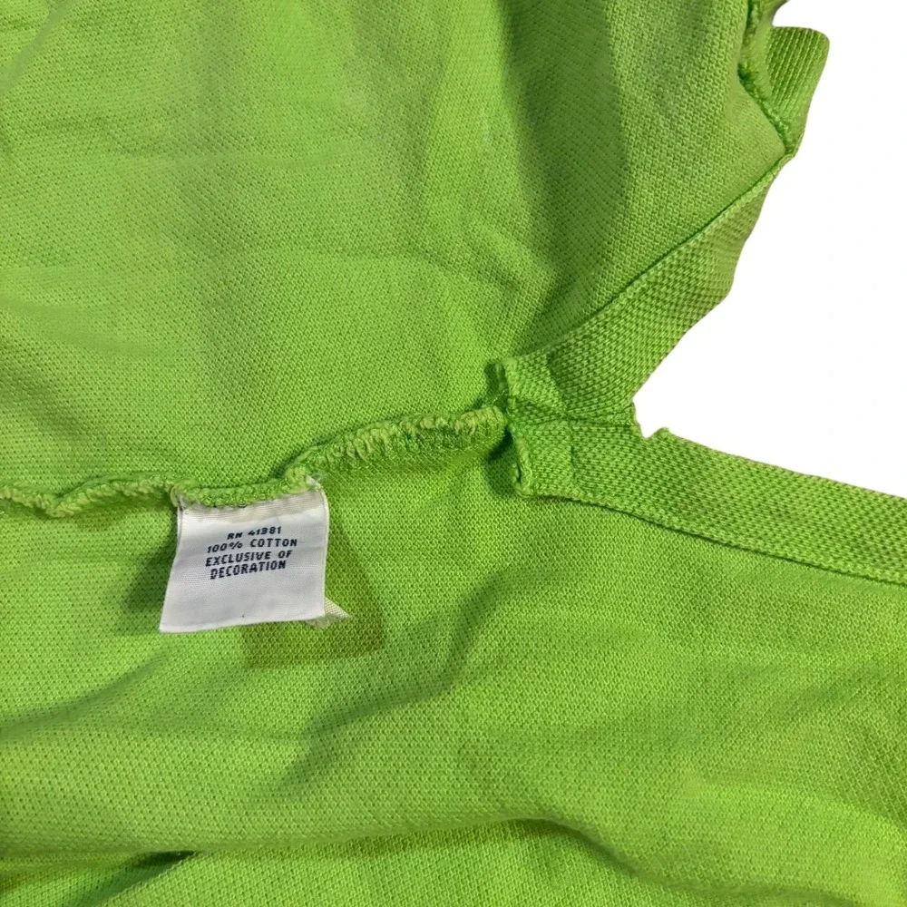 Polo Ralph Lauren‎ Mens Custom Fit Lobster Polo Shirt Lime Green Large L